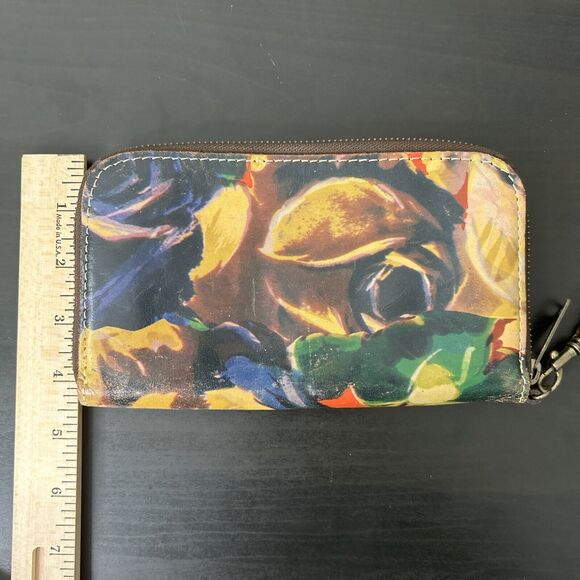PATRICIA NASH Heritage Floral Zip Around Wallet Organizer Wristlet - Picture 8 of 8